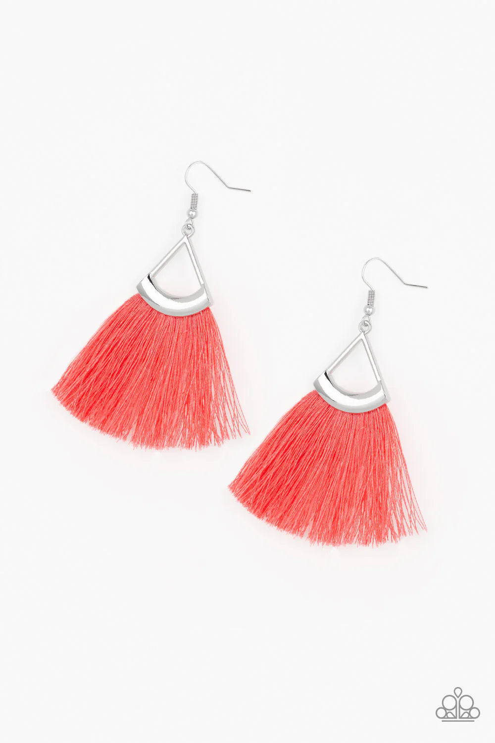 Tassel Tuesdays - Orange Earrings