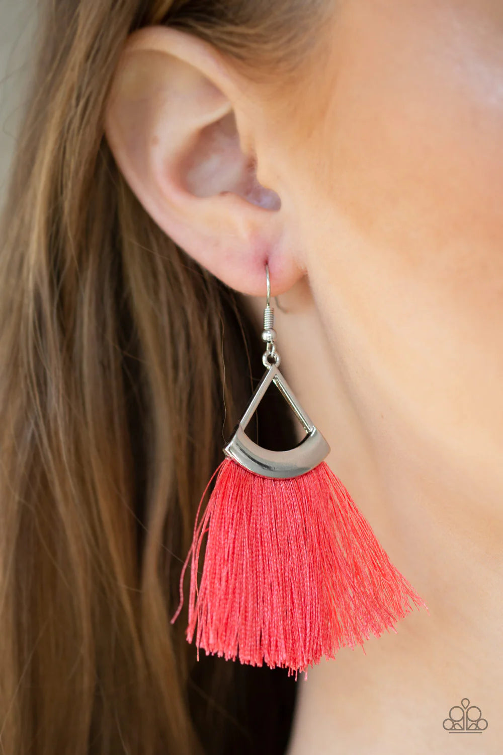 Tassel Tuesdays - Orange Earrings