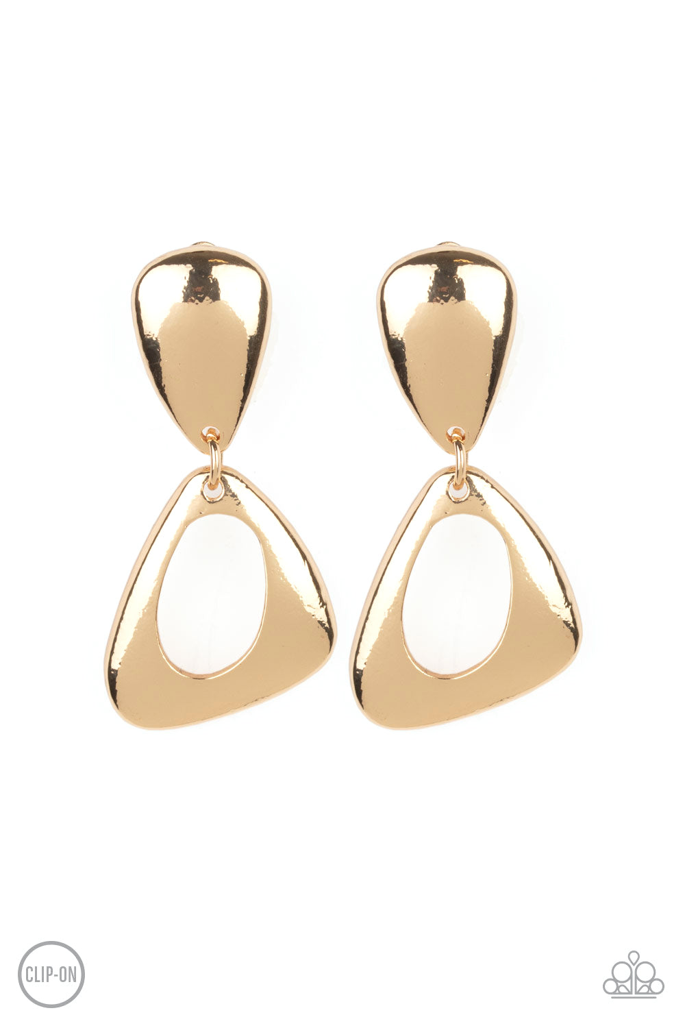 Going For BROKER - Gold Earrings