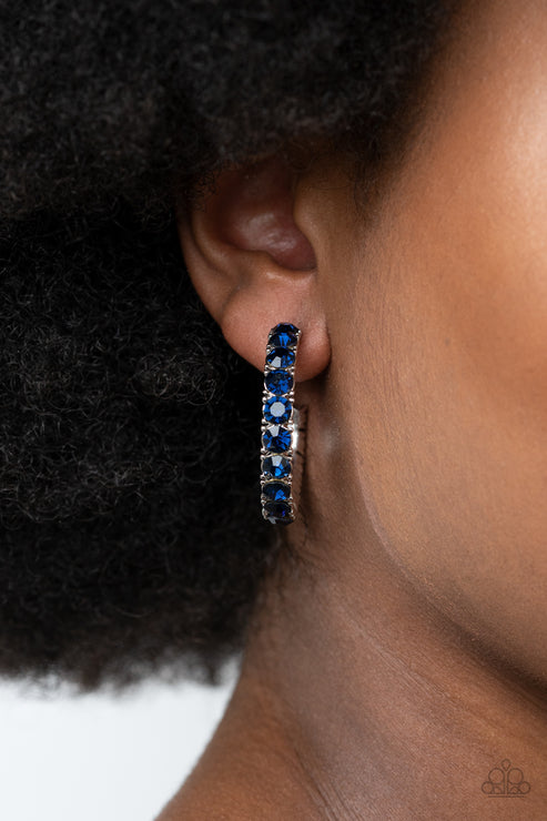 CLASSY Is In Session - Blue Earrings