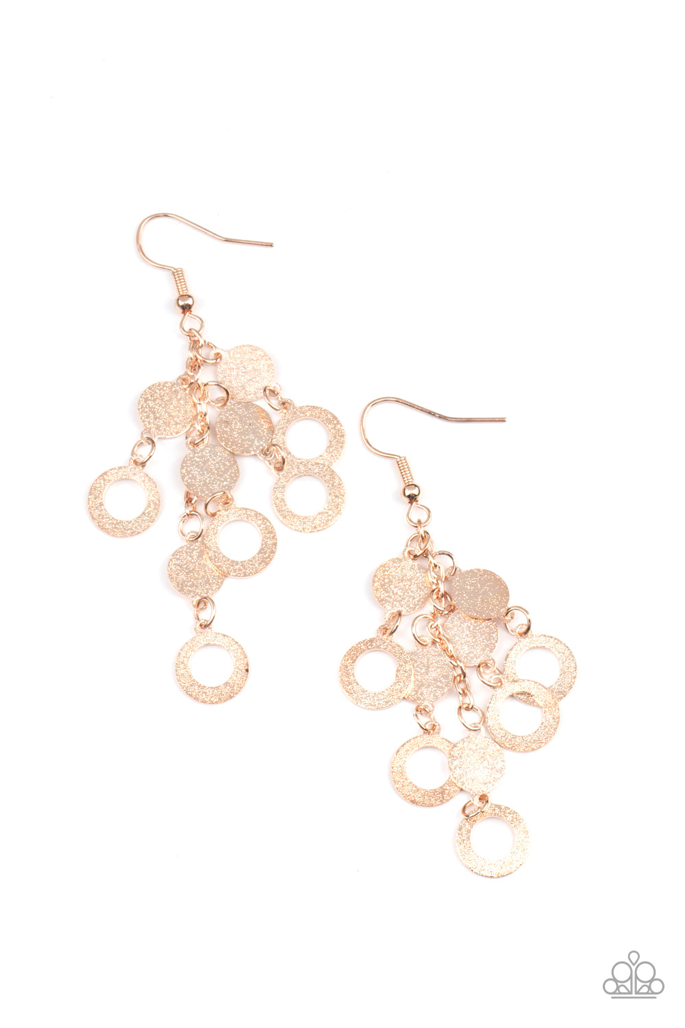 I'm Always BRIGHT - Rose Gold Earrings