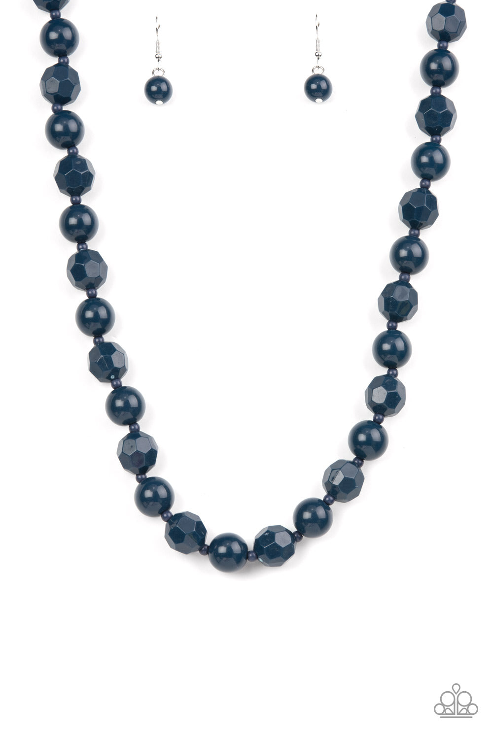 Popping Promenade - Blue Necklace