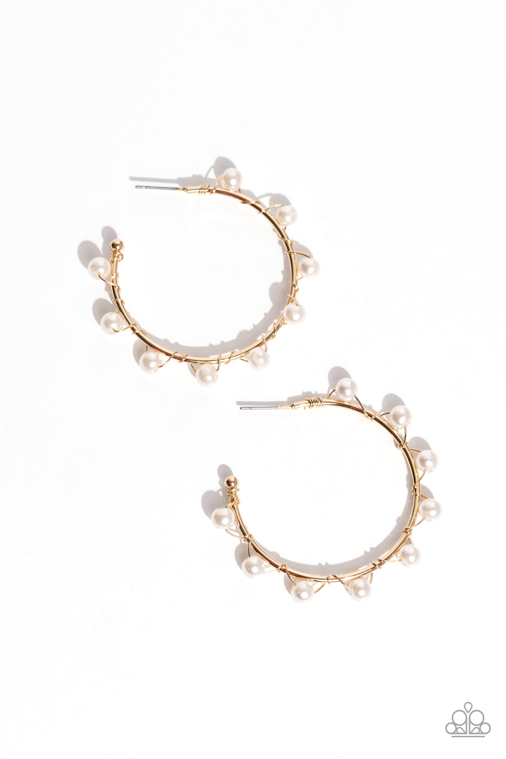 Night at the Gala - Gold Earrings