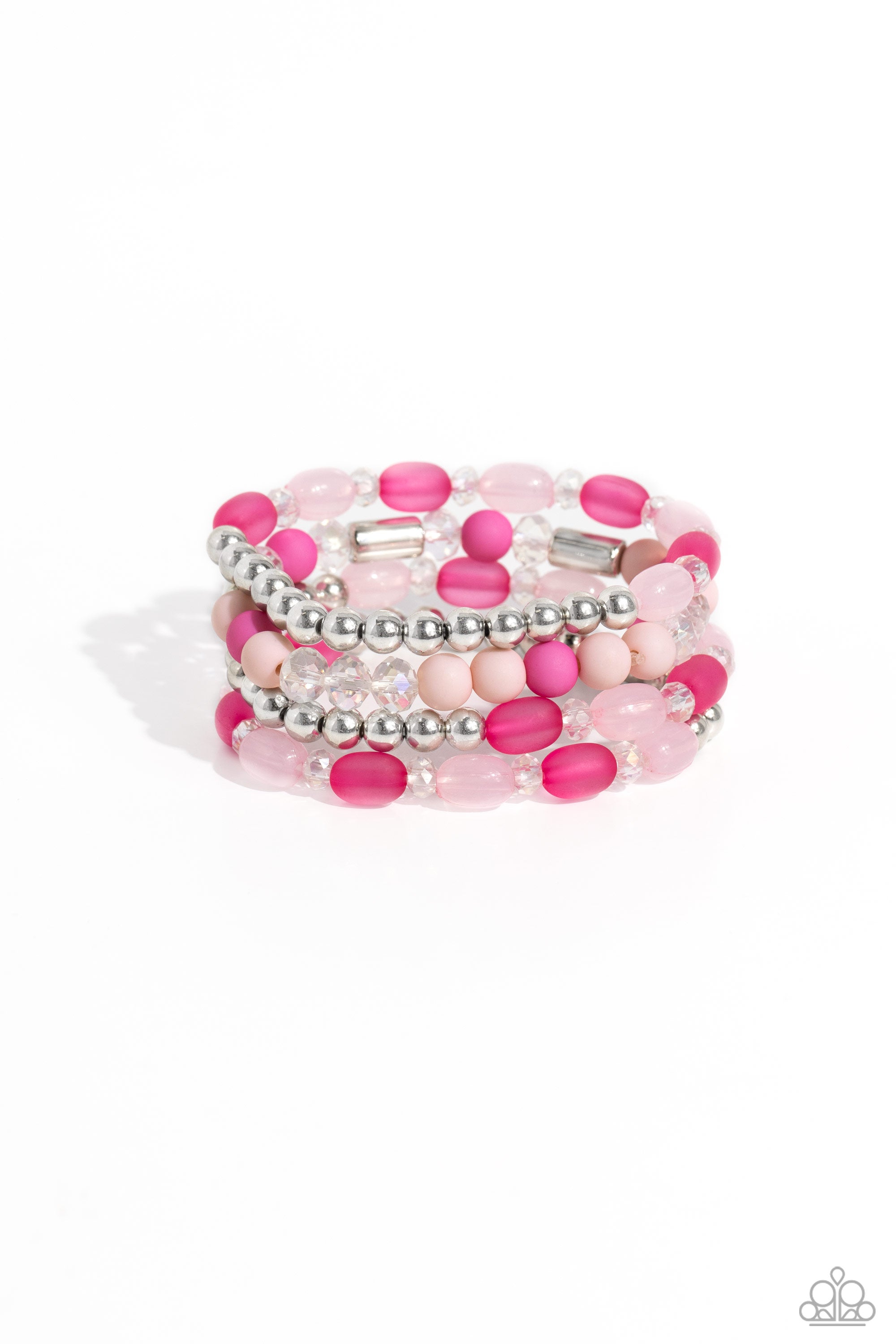 Glassy Gait - Pink Bracelet