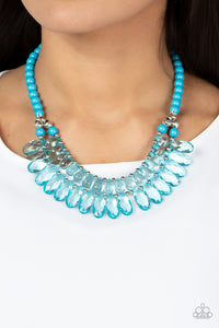 All About The GLOBETROTTER - Blue Necklace