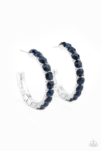 CLASSY Is In Session - Blue Earrings