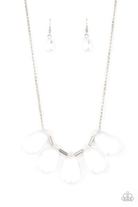 HEIR It Out - White Necklace