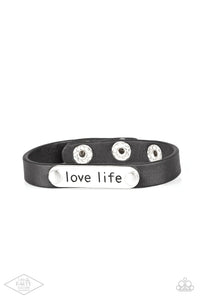 Love Life - Black Bracelet