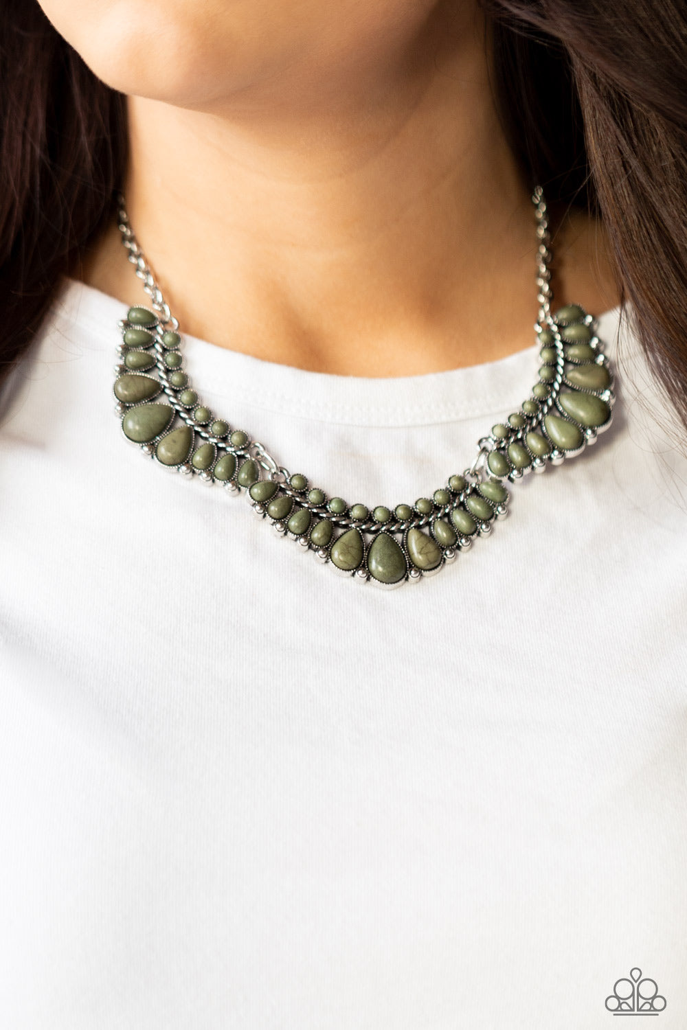 Naturally Native - Green Necklace