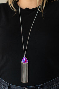 Proudly Prismatic - Pink Necklace