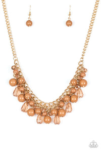 Tour de Trendsetter - Brown Necklace