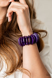 Tropical Tiki Bar - Purple Bracelet