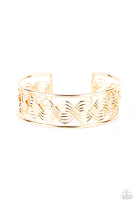 WEAVE An Impression - Gold Bracelet